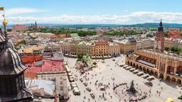Finde günstige Flüge nach Krakau