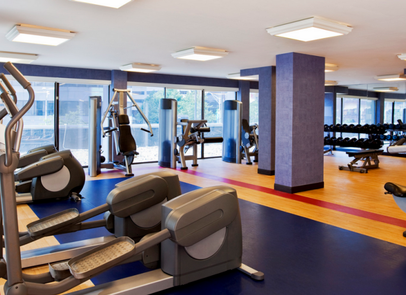 Fitnessbereich Foto