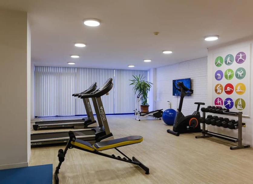 Fitnessbereich Foto