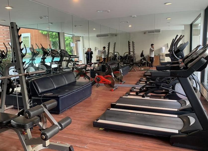 Fitnessbereich Foto