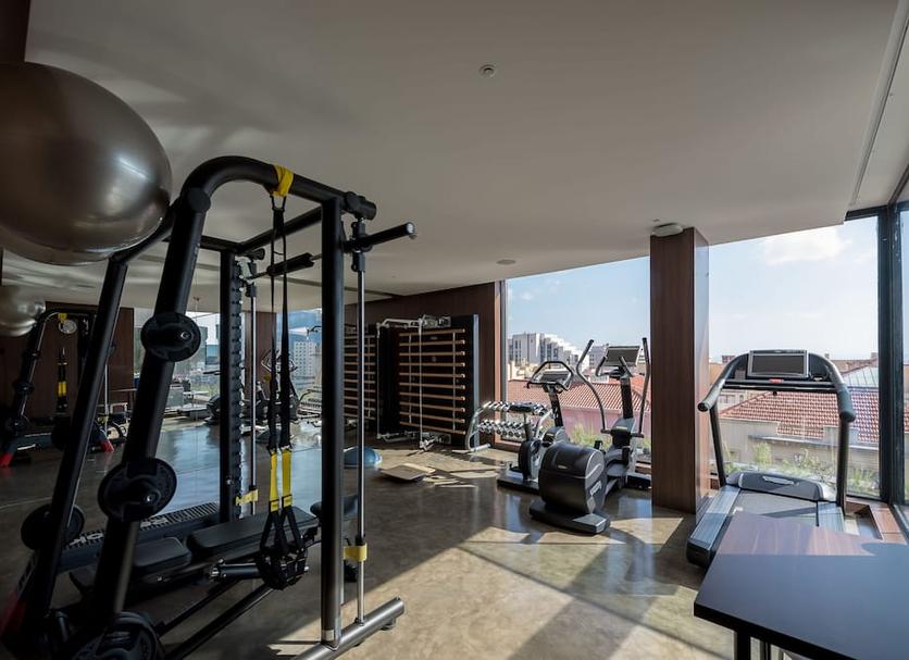 Fitnessbereich Foto
