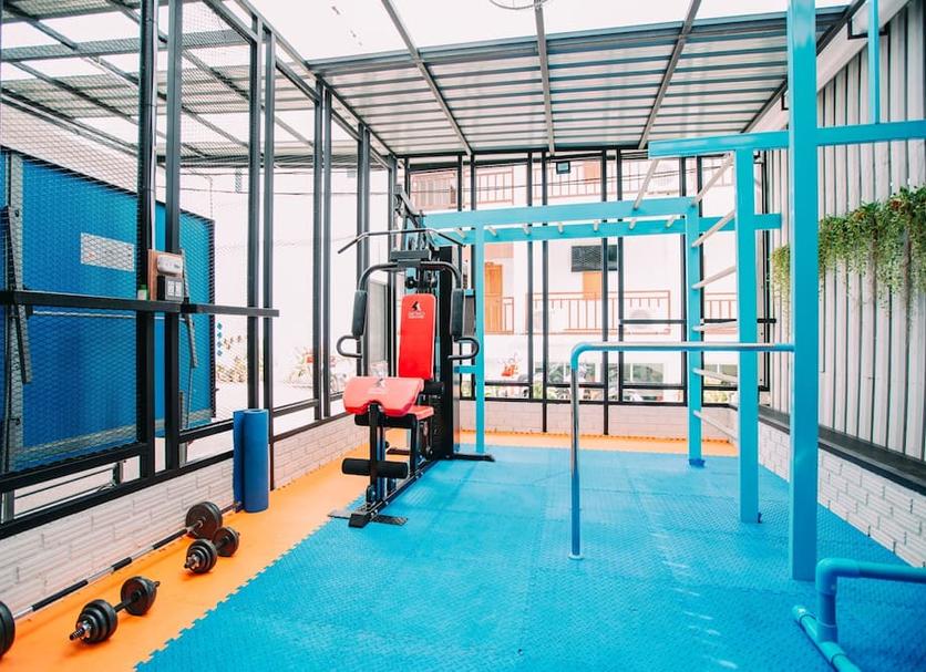 Fitnessbereich Foto