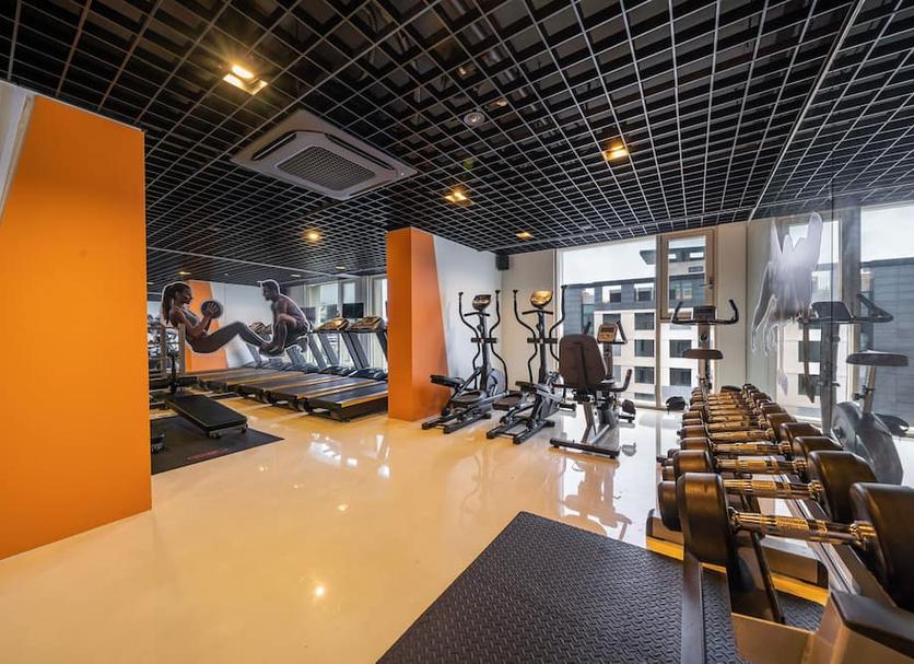 Fitnessbereich Foto