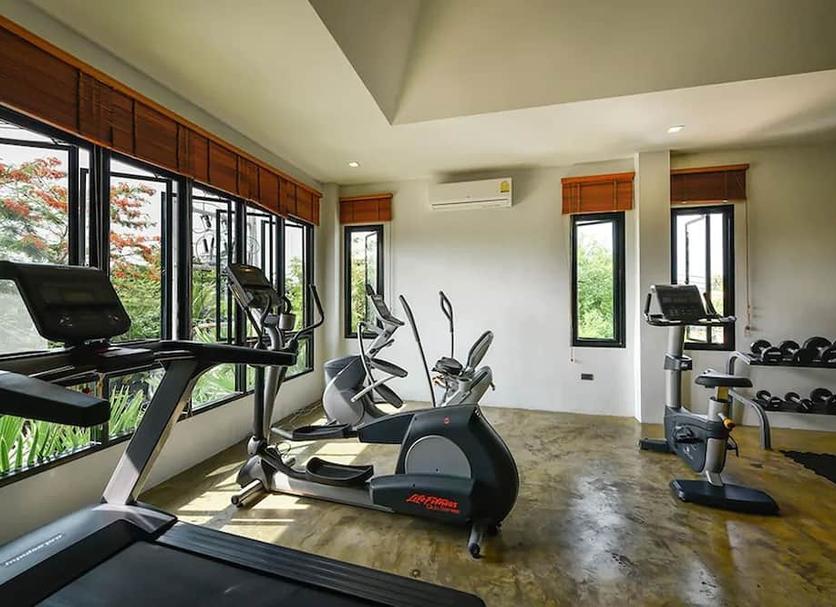 Fitnessbereich Foto
