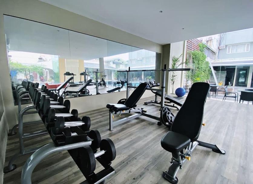Fitnessbereich Foto
