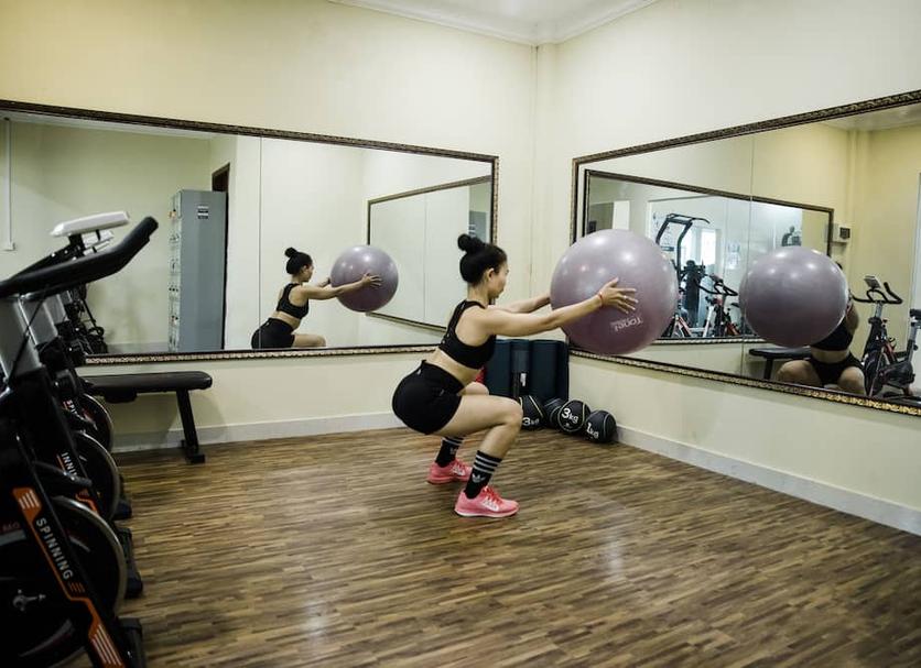 Fitnessbereich Foto