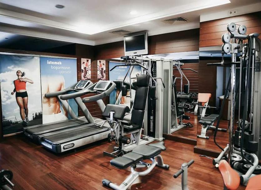 Fitnessbereich Foto