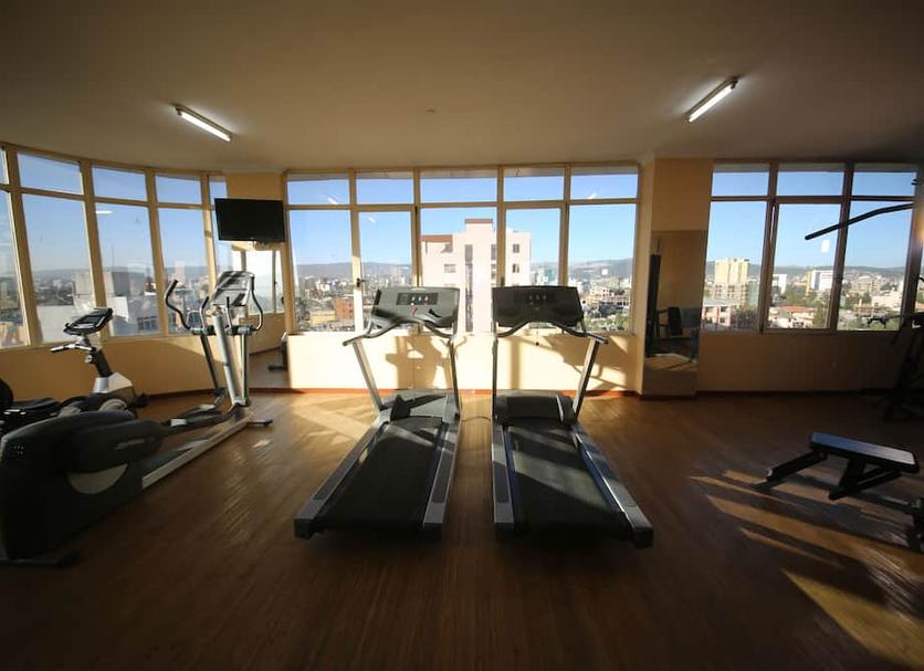 Fitnessbereich Foto