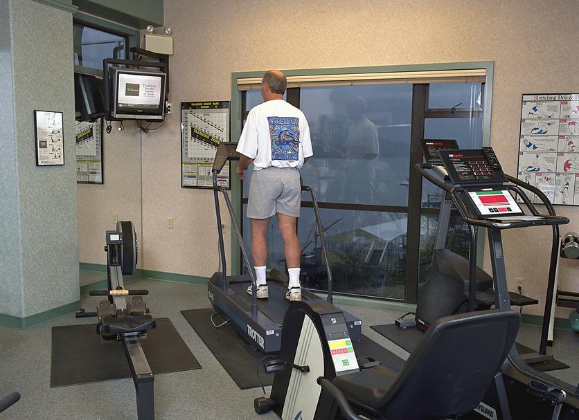 Fitnessbereich Foto