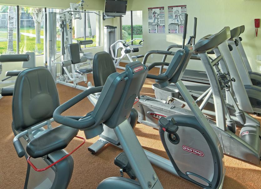 Fitnessbereich Foto