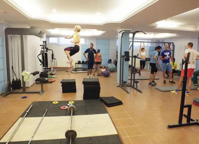 Fitnessbereich Foto