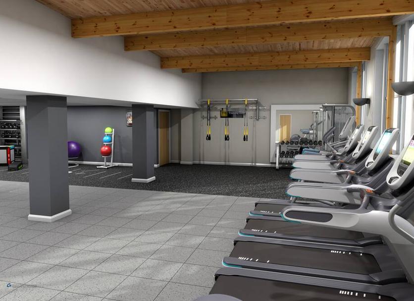 Fitnessbereich Foto