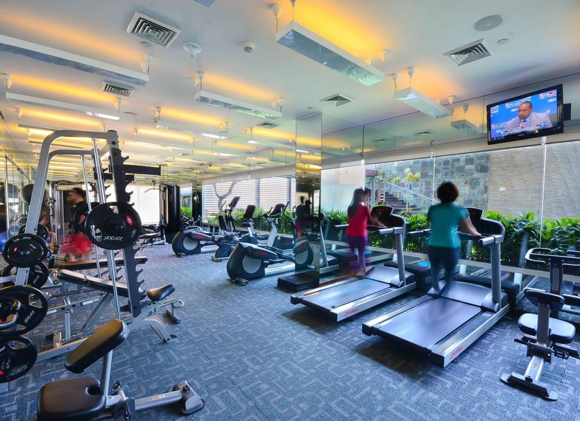 Fitnessbereich Foto
