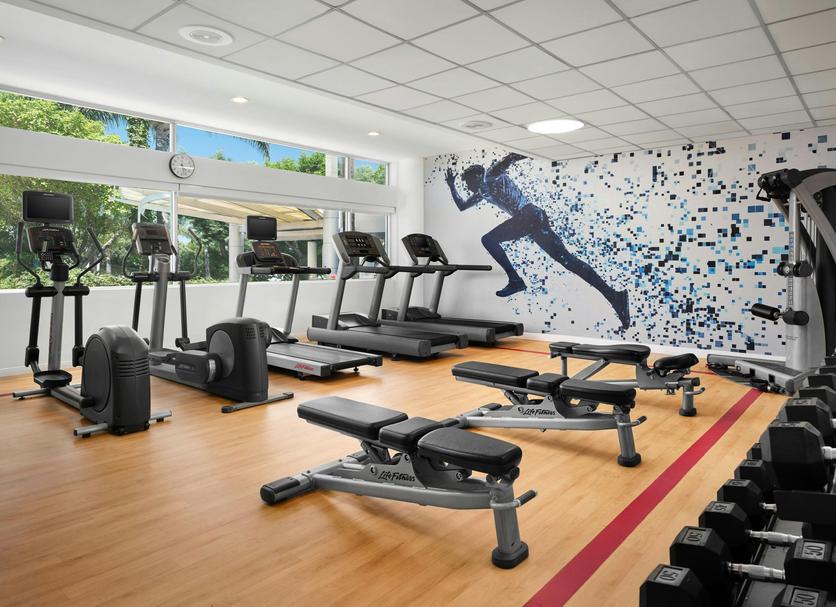 Fitnessbereich Foto