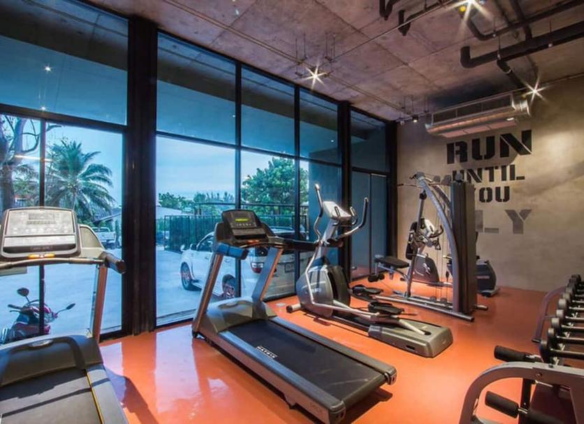 Fitnessbereich Foto