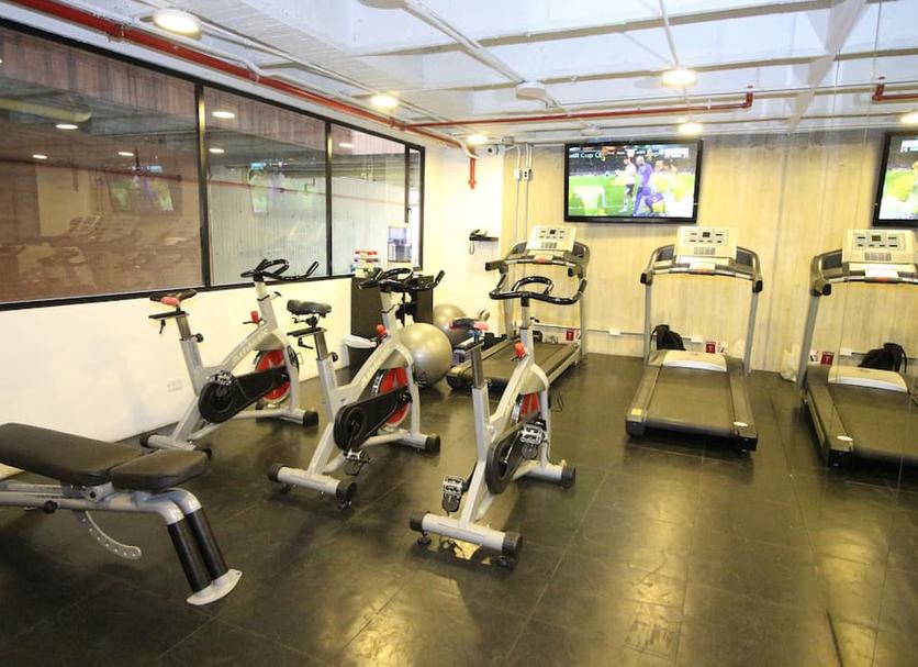 Fitnessbereich Foto