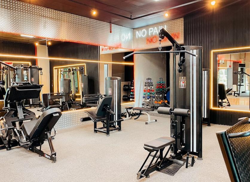 Fitnessbereich Foto