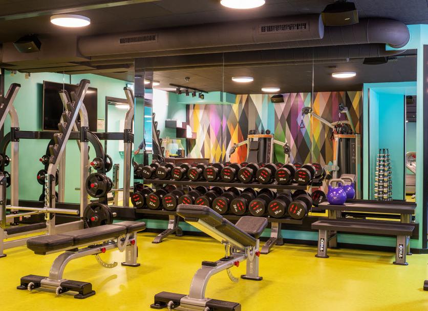 Fitnessbereich Foto