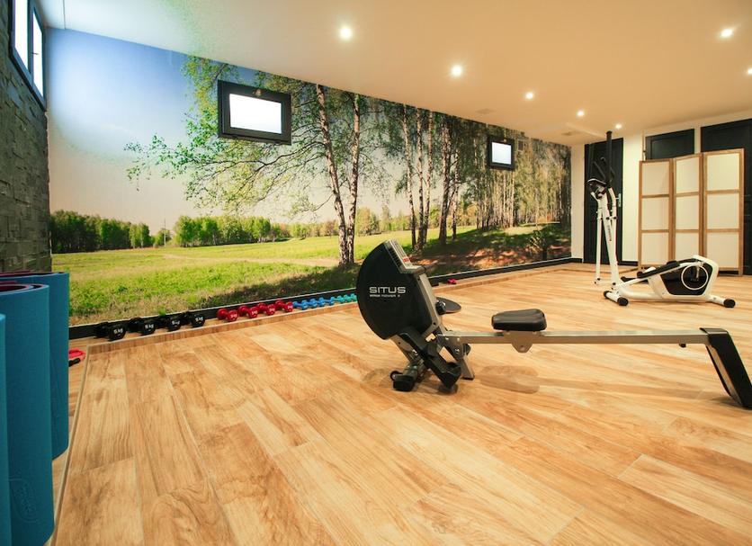 Fitnessbereich Foto