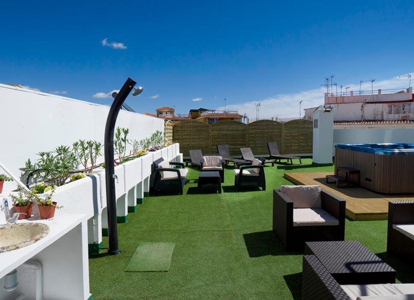 Dachterrasse Foto