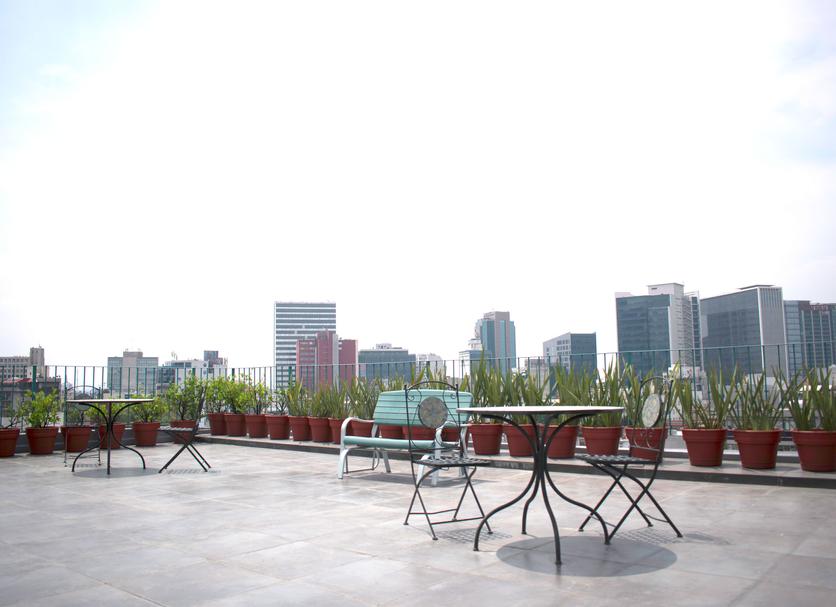 Dachterrasse Foto